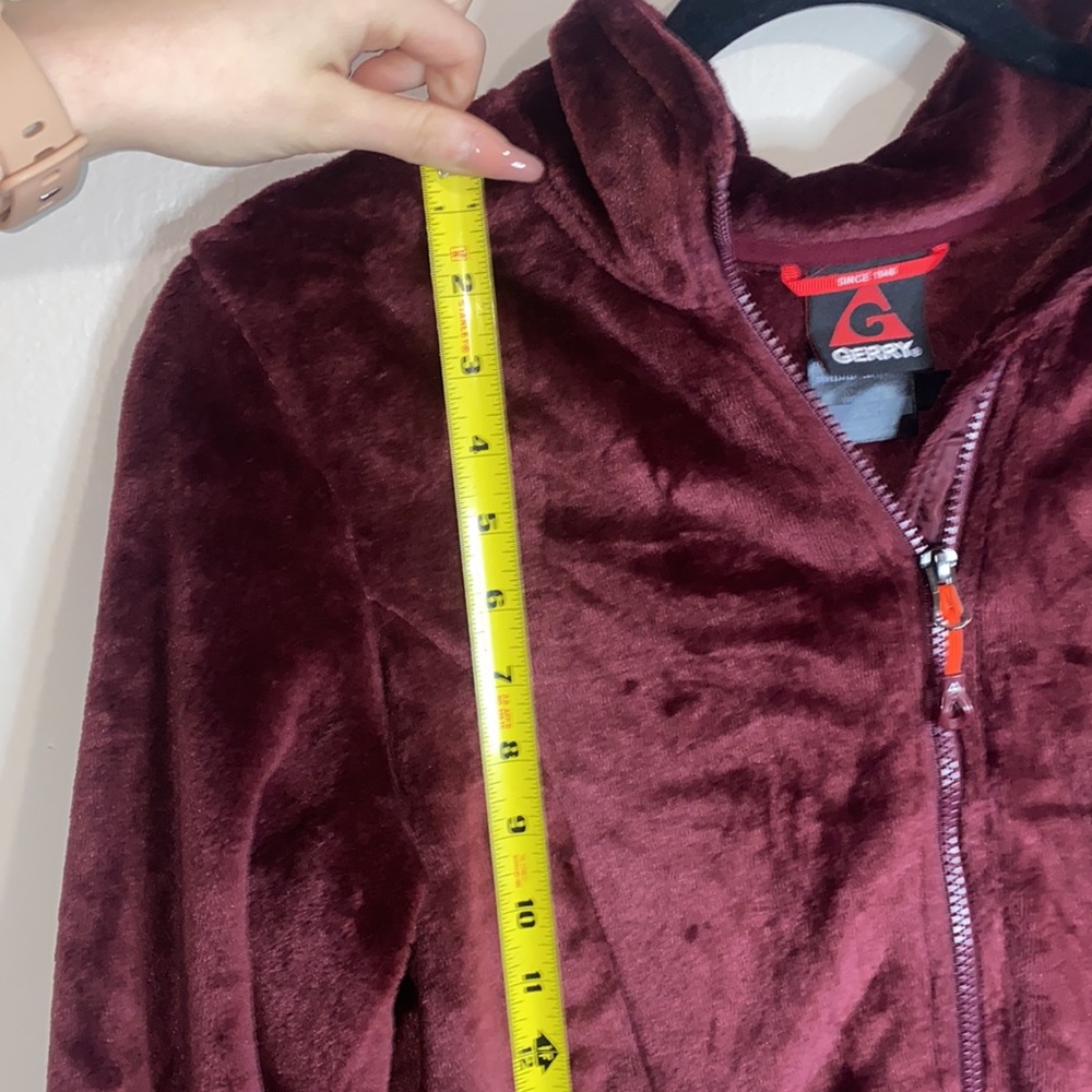 🎈Gerry Weber fluffy deep cherry jacket! - Picture 9 of 11